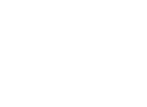 White icon of a heart floating over an open hand